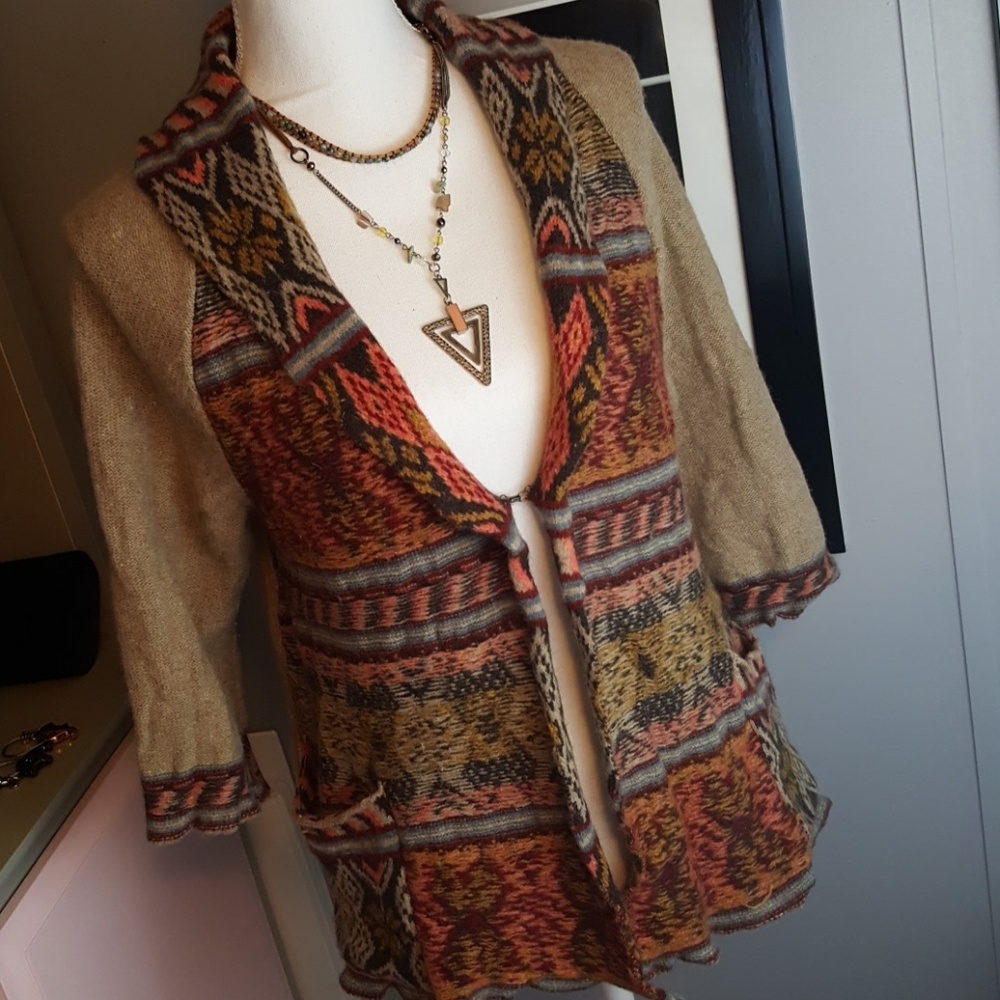 Free People darling boho look sweater